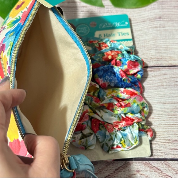 The Pioneer Woman Hair Ties 8 pack & Cosmetic bag NWT - Picture 4 of 9